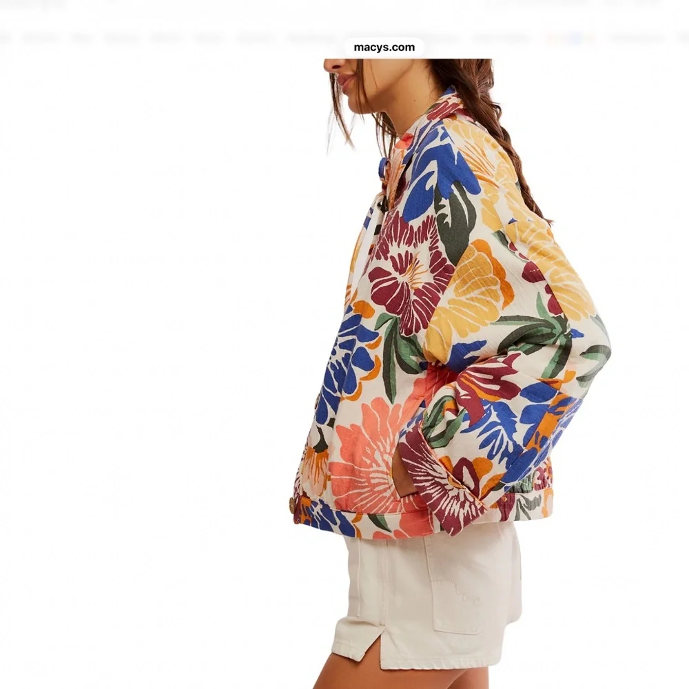 Free People Soleil Beach Jacket. Large. NWT - Picture 3 of 3
